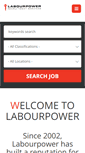 Mobile Screenshot of labourpower.com
